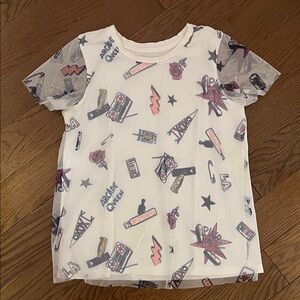 Joe Fresh Arcade Graphic Tee - White and Multicolor